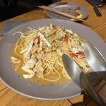 kubelto - 最後は魚貝のパスタを頂いてこの日の食事会は終了です。