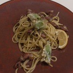 イル ブル - 2015.3.20ホタルイカとふきのとうのパスタ