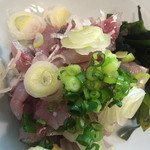 しげきん - アジのたたき様近影。