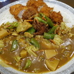 CoCo壱番屋 - 手仕込ささみカツに桜えびとあさり☆