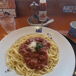 洋麺屋五右衛門 - 料理写真:ありし日のミートソース(成田空港店にて)