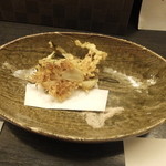 旬菜 おぐら家 - 縄文にんにくの天ぷら