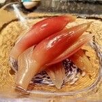 くいもんや す多ち - 茗荷の甘酢漬け