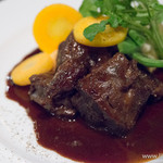 ADENIA - 北海道産エゾ鹿の赤ワイン煮込み　マッシュポテト添え【2015年3月】