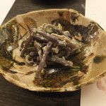 旬菜 おぐら家 - わらびの胡麻和え