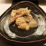 旬菜 おぐら家 - 鯛のあら煮・肝・子