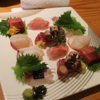 日本料理 きた山 - 刺身盛り合わせ全景