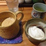 山楽 - カフェオレとデザート