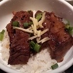 Morinomiyakotasuke - 味噌風味 牛たん丼（ランチサービスセット）