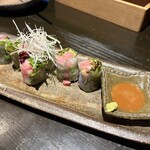 喜良 - マグロとアボカドの生春巻き
