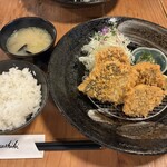 酒肴 新屋敷 - アジフライ定食