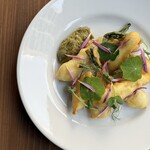 季節野菜のフリット ソースタプナード