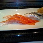日野寿司 - 鮭&小肌(^o^)