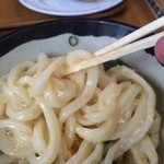 山越うどん - つやつや