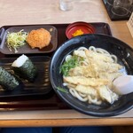 うちだ屋 - 料理写真:うどんランチ(ごぼう天うどん)