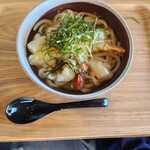 うどんDONGO - 海老と揚げ餅うどん