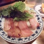 喫茶Y - モーニングはベーコン山盛り・・・。