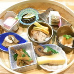 はてなのちゃわん - スゴ～イ！　８種類の前菜籠盛り　とってもキレイ☆♪