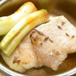 はてなのちゃわん - 豚ロース粕漬と島らっきょうキムチ☆♪