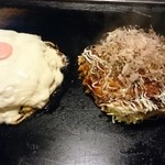 Okonomiyaki Teppanyaki Bonkuraya - 左巨乳焼、右ぼんくら焼