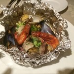 トラットリア イル シレーネ - 2015/03クロムツと海老、貝類