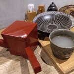 そば割烹 よいん - 蕎麦湯