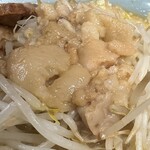 ラーメン二郎 - アブラコールでこれくらい