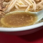 ラーメン二郎 - スープ