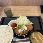 松のや - 料理写真:鬼おろしポン酢ロースかつ定食