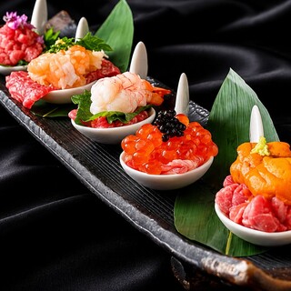 芸域の広い調理法で和牛を食す、贅を尽くしたコース料理
