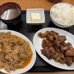 箱ざき食堂～米ともつ煮 ホルモン定食～ - 