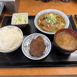 箱ざき食堂～米ともつ煮 ホルモン定食～ - 