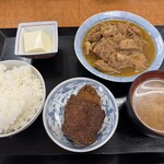 箱ざき食堂～米ともつ煮 ホルモン定食～ - 