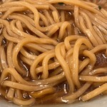 ラーメン山岡家 - 麺アップ