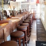 讃州手打ちうどん 我龍 - 開店前店内