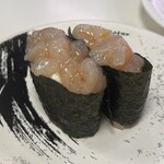 回転寿司 みさき - 料理写真:海老の軍艦巻き
