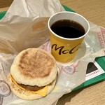 マクドナルド - ドリンク写真:ソーセージマフィンコンビ280円
