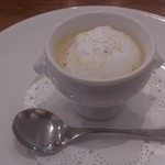 御影 ジュエンヌ - ２０１４年１１月　白人参のスープ　カプチーノ仕立て