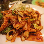 百濟 - イカの野菜炒め