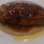 御影 ジュエンヌ - ２０１４年１１月　フォアグラ料理　栗のペーストにトリュフのソース