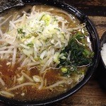 まつり家 - ラーメン並＋ネギモヤシ50円＋白ライス