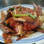 菜の花  - 回鍋肉 アップ！