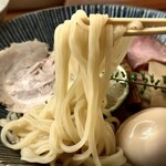 銀座らぁ麺しら石 - 特製昆布水つけ麺（麺）