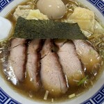 支那そば いしはら - チャーシューワンタン麺/ミックス(1,950円)＋味玉(100円)