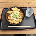 峠の釜めし本舗 おぎのや - 料理写真:"かき揚げそば"610円に"鶏肉天"230円をトッピング♪