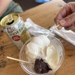 道の駅 いずみ山愛の里 - 白玉✖️3が3本も入っておりました。