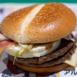 マクドナルド - 料理写真:2026.5 炙り醤油風 たまごベーコンダブル肉厚ビーフ(840円)