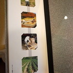 玉笑 - 店内お品書き「契約蕎麦農家の風景でしょうか？」