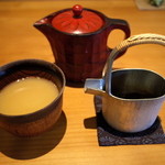 玉笑 - 蕎麦湯を入れた玉子＋出汁旨し！