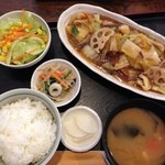 お食事処吉根 - あんかけ白身フライ定食